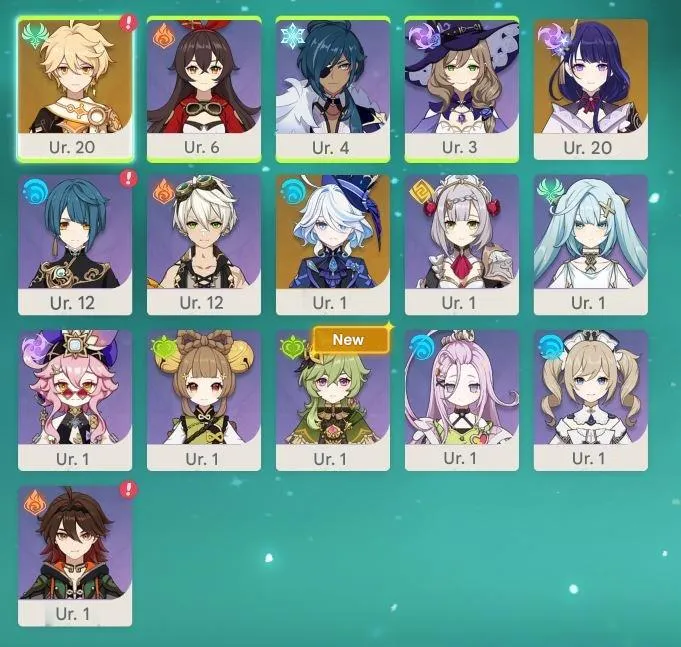 GI1399 Raiden Shogun + Furina Starter with 5 star Characters and Weapons 